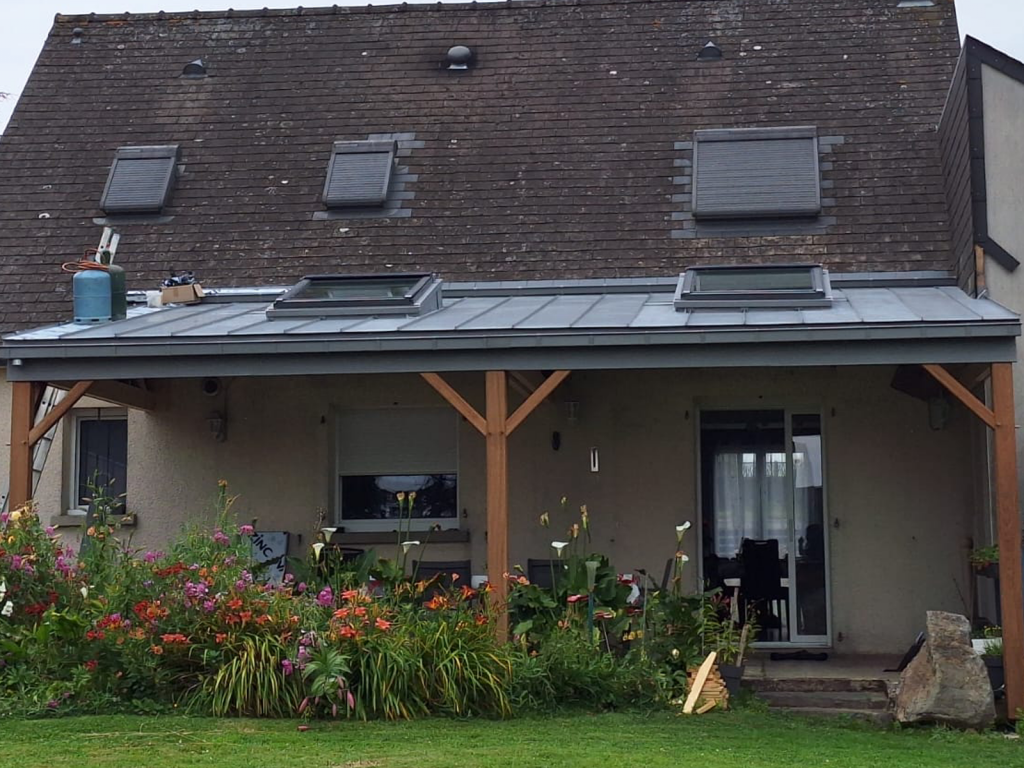 Création d&rsquo;un abri de terrasse