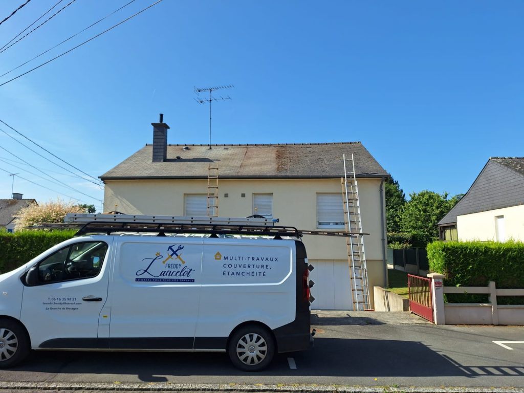 Nettoyage de toiture