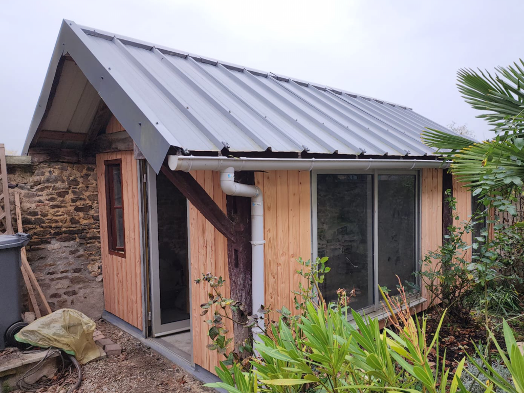 Création d&rsquo;un bardage